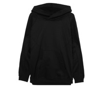long-sleeve panelled hoodie