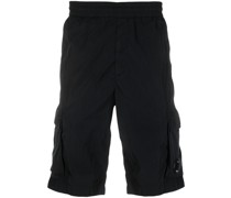 Cargo-Shorts mit Logo-Schild