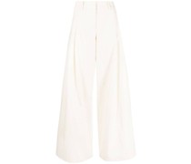 Wide-Leg-Hose mit Falten