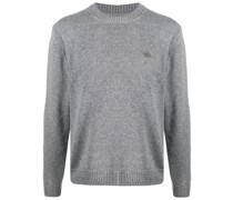 Pullover mit Logo-Stickerei