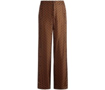 Gerade Hose mit grafischem Print