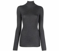 Gerippter Rollkragenpullover