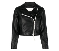 Vyner Cropped-Lederjacke