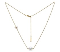 Vergoldete Saskia Perlen-Halskette