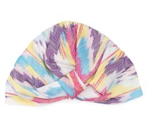 Turban mit Zickzackmuster