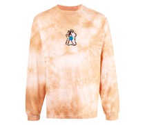 Sweatshirt mit Batikmuster