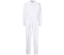 Jumpsuit mit Lochstickerei