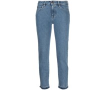 Schmale Cropped-Jeans