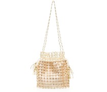 Schultertasche mit Perlen