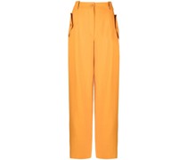 High-Waist-Hose mit geradem Bein