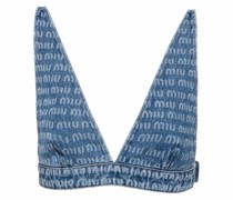 Jeansoberteil mit Logos
