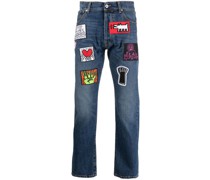 x Keith Haring Straight-Leg-Jeans