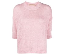 Strickoberteil mit Rundhalsausschnitt