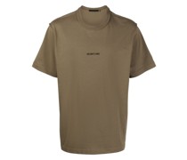 T-Shirt mit Logo-Stickerei