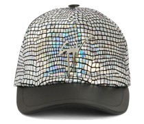 Baseballkappe im Metallic-Look