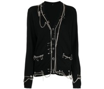 Cardigan mit Check