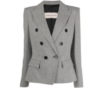 Doppelreihiger Blazer mit Check