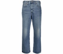 Klassische Cropped-Jeans