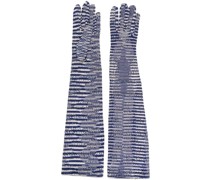 Gestreifte Handschuhe