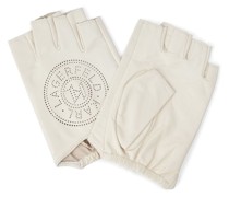 leather fingerless gloves