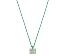 18kt Weißgoldhalskette mit Diamanten