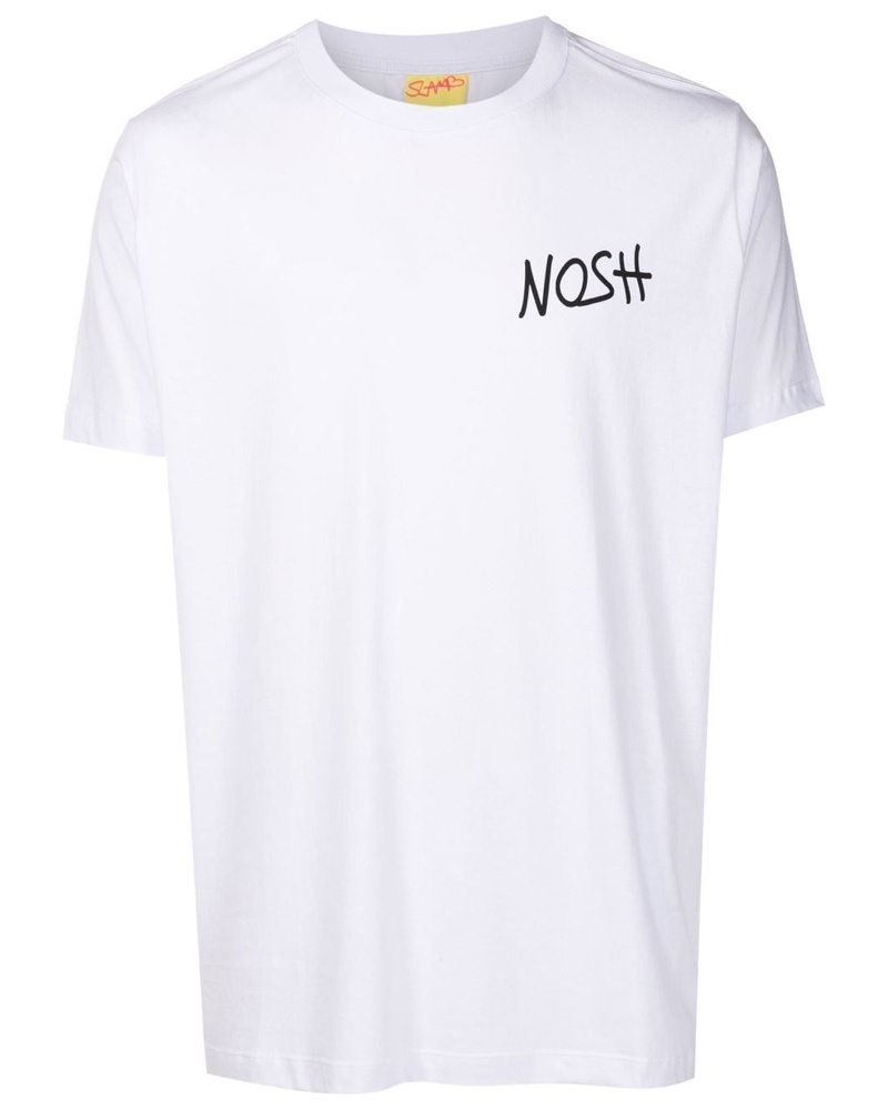 Amir Slama Damen T-Shirt mit Nosh-Print