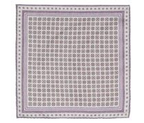 Seidenschal mit geometrischem Print