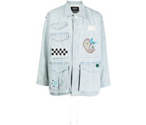 Jacke mit Logo-Patch