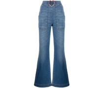 Schlagjeans mit Cut-Outs