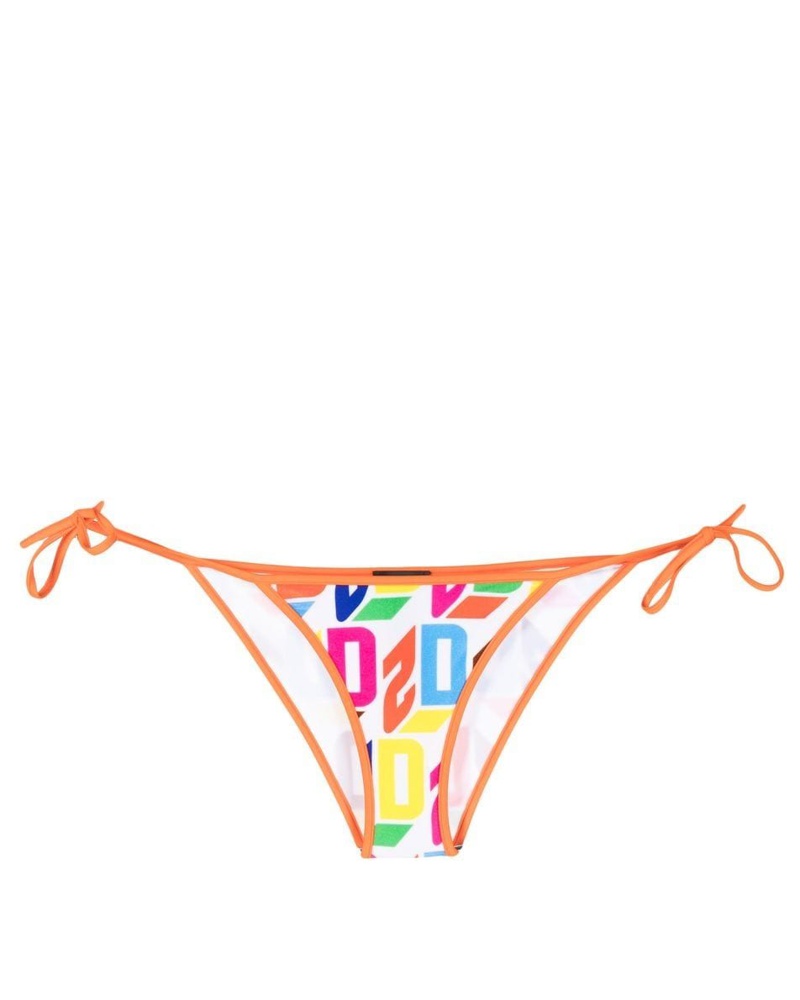 Dsquared2 Damen Bikinihöschen mit grafischem Print