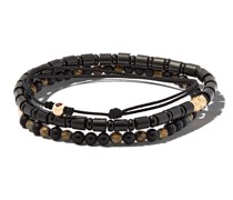 LUIS 14K YG BLK MIX STAR BLK CORD RUBY B