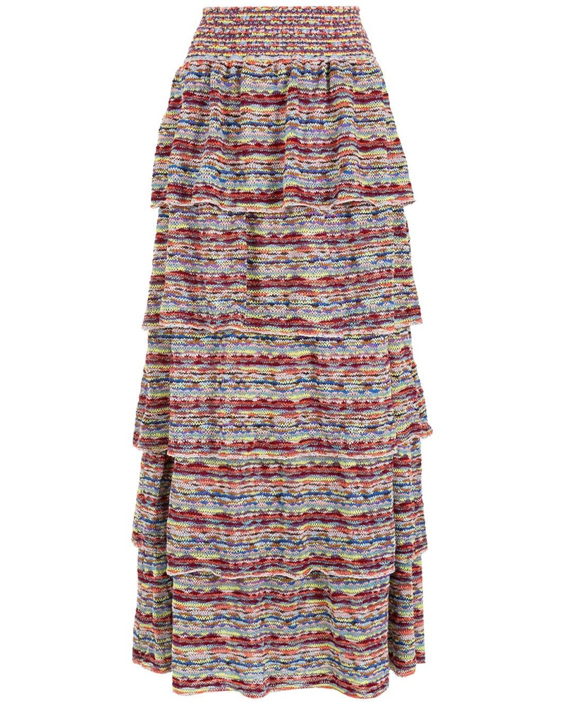 Cecilia Prado Damen Dayane tiered maxi skirt