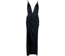 Camisole-Kleid mit tiefem V-Ausschnitt