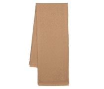 Schal mit Monogramm-Print
