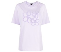 terry-cloth flowers T-shirt
