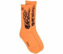 Socken mit Logo-Print