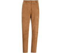 P.A.R.O.S.H. Wildleder-Hose mit hohem Bund