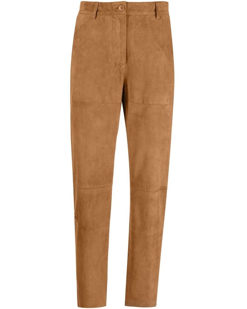 P.A.R.O.S.H. Damen P.A.R.O.S.H. Wildleder-Hose mit hohem Bund