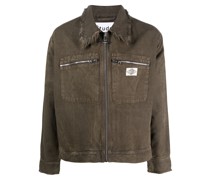 Jacke mit ausgefransten Kanten