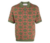 Poloshirt mit geometrischem Print