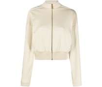 Cropped-Jacke mit Reißverschluss