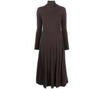 Midikleid aus geripptem Strick