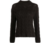 Pullover mit Zopfmuster