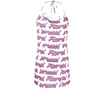 Camisole-Kleid mit Logo-Print