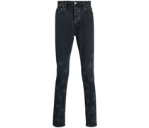 Slim-Fit-Jeans mit Logo-Print