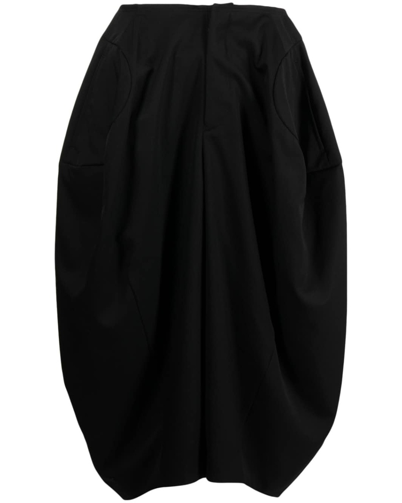 Comme des Garçons Damen Cropped-Hose mit tiefem Schritt