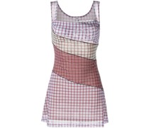 Kariertes Ginger Minikleid