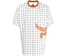 Mega Laurel T-Shirt mit Monogramm-Print