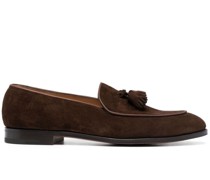 Loafer aus Wildleder mit Quasten