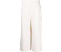 Cropped-Hose mit weitem Bein